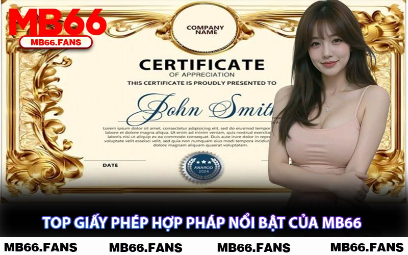 Top Giấy Phép Hợp Pháp Nổi Bật Của MB66